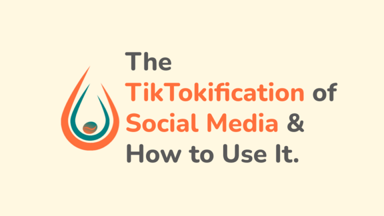 The TikTokification of Social Media